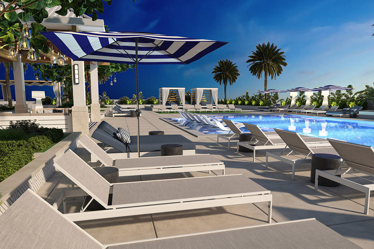 Avida Aventura pool deck