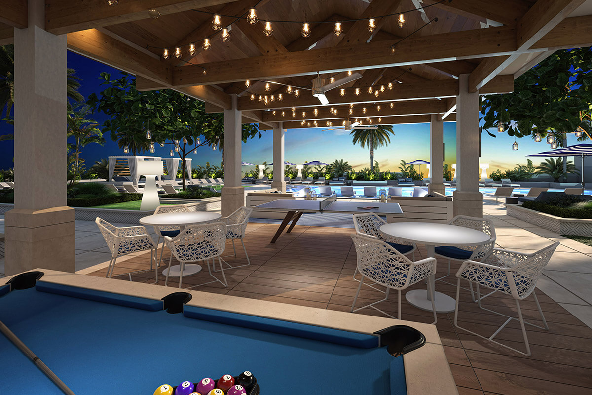 Avida Aventura amenity deck